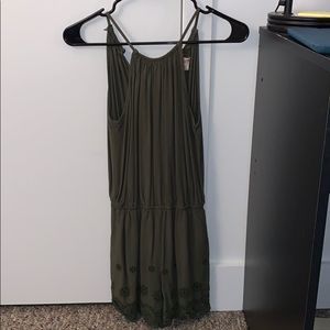 Olive Green Romper